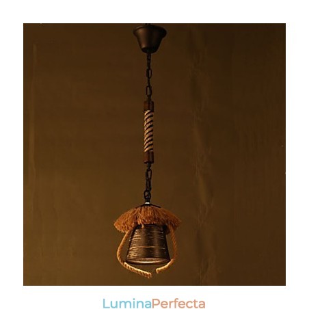 American Country Retro Canepa Lampa din ceramica American Country Retro Canepa Lampa din ceramica