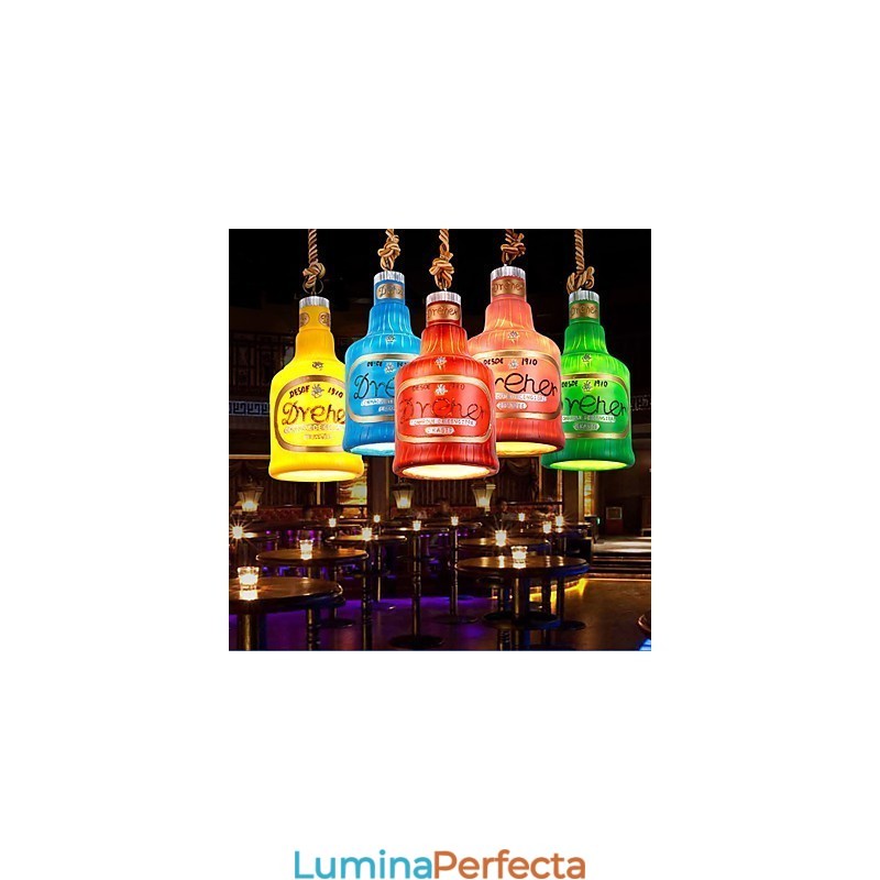 American Simple Retro Pendant Lampă cu un singur cap Pendant Pendant