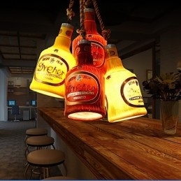 American Simple Retro Pendant Lampă cu un singur cap Pendant Pendant
