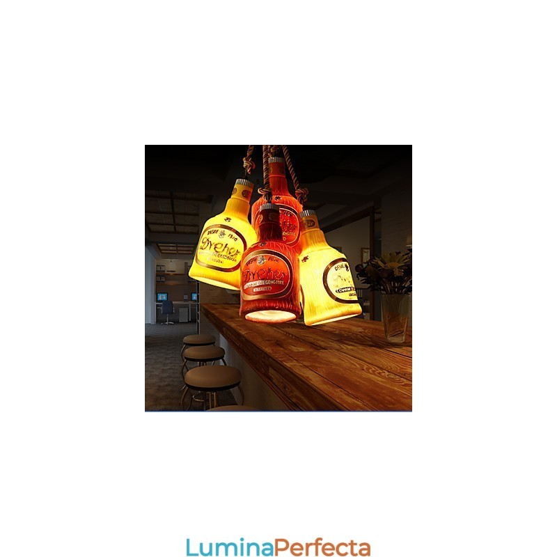 American Simple Retro Pendant Lampă cu un singur cap Pendant Pendant