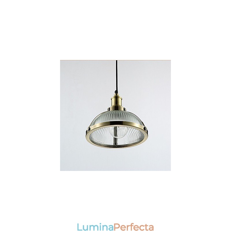 Lampă de sticlă retro americană