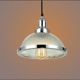 Lampă de sticlă retro americană