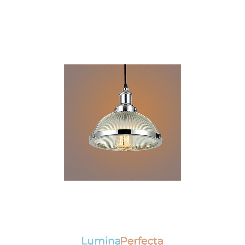 Lampă de sticlă retro americană