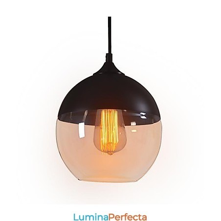 Plafoniera din sticlă modernă WestMenLights, cu diametrul de 200 mm Plafoniera din sticlă modernă WestMenLights, cu diametrul de 200 mm