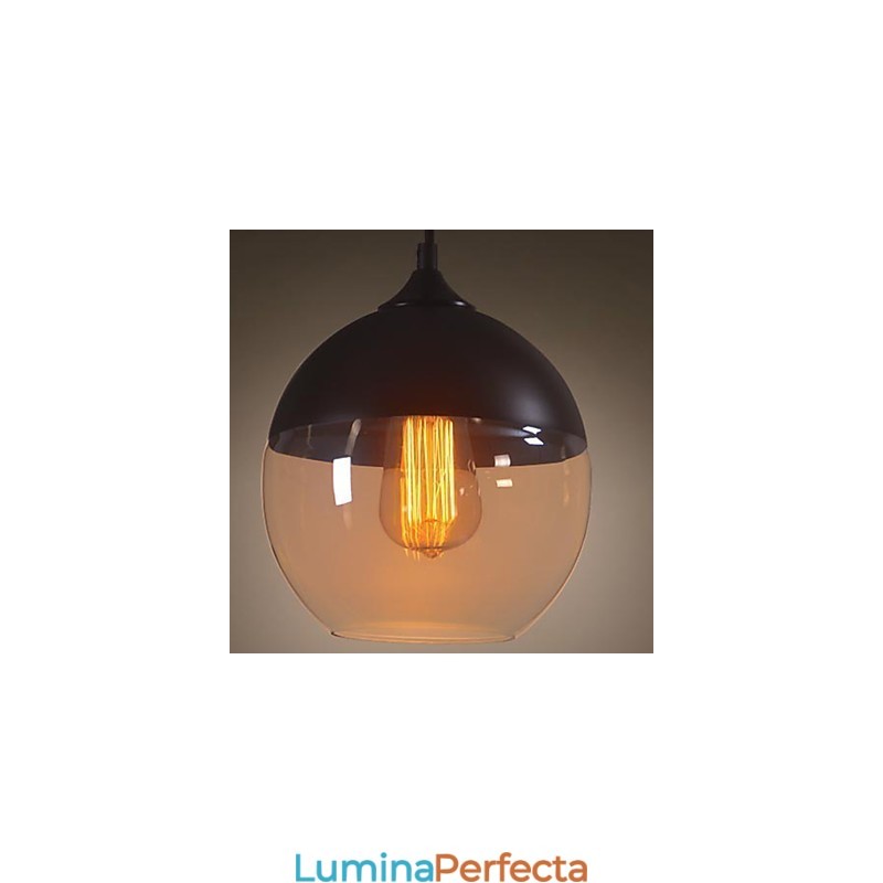 Plafoniera din sticlă modernă WestMenLights, cu diametrul de 200 mm