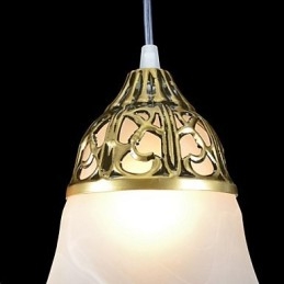 Pandantiv Bronz Trei Lumini Sticlă Moire European Classic