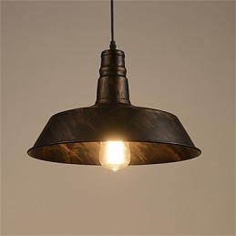 Diametrul unui candelabru retro minimalist cu capac unic de 360 mm