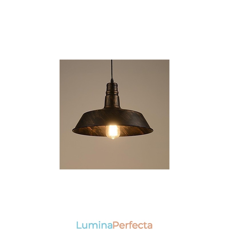 Diametrul unui candelabru retro minimalist cu capac unic de 360 mm