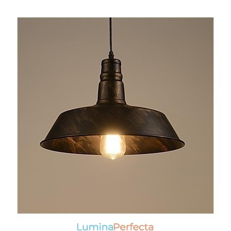 Diametrul unui candelabru retro minimalist cu capac unic de 360 mm Diametrul unui candelabru retro minimalist cu capac unic de 360 mm