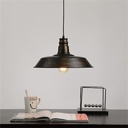 Diametrul unui candelabru retro minimalist cu capac unic de 360 mm