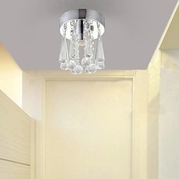 Cristal modern cu 1 lumini, montaj încastrat în formă de coroană