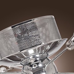 Montaj încastrat din metal cromat din cristal modern contemporan