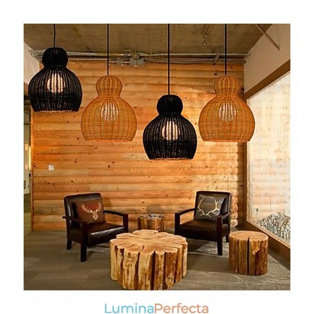 Candelabru din Rattan Hyacinth Candelabru din Rattan Hyacinth