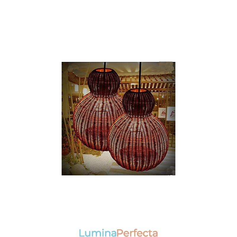 Candelabru din Rattan Hyacinth