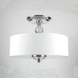 Pandantiv modern, elegant, cu 3 lumini și abajur de flanele