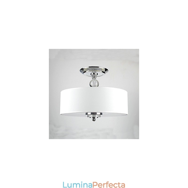 Pandantiv modern, elegant, cu 3 lumini și abajur de flanele