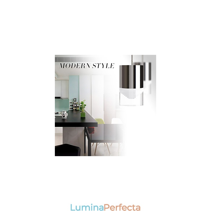 Lampă suspendată cu 3 lumini, metal modern contemporan