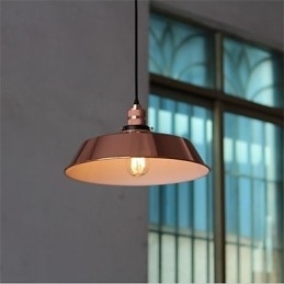 Diametrul unui candelabru retro minimalist cu capac unic de 360 mm