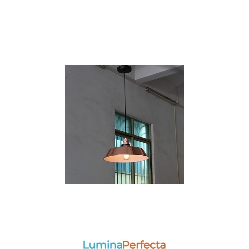 Diametrul unui candelabru retro minimalist cu capac unic de 360 mm