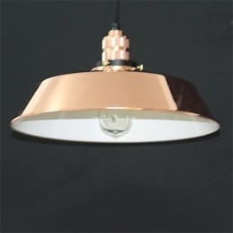 Diametrul unui candelabru retro minimalist cu capac unic de 360 mm