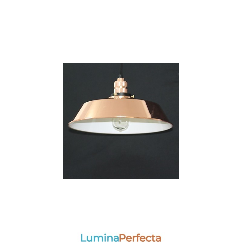 Diametrul unui candelabru retro minimalist cu capac unic de 360 mm