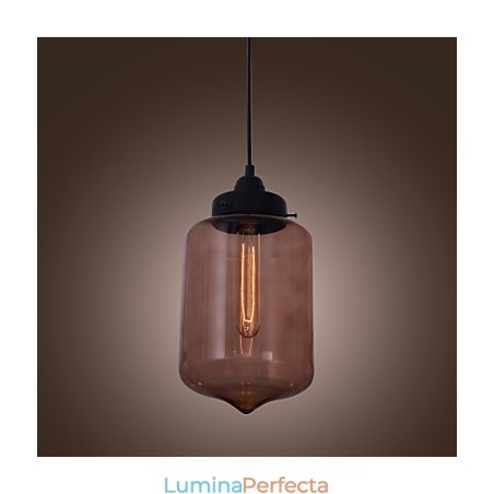 Lampă suspendată modernă din sticlă de 70 W cu design transparent pentru sticlă Lampă suspendată modernă din sticlă de 70 W cu design transparent pentru sticlă