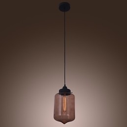Lampă suspendată modernă din sticlă de 70 W cu design transparent pentru sticlă