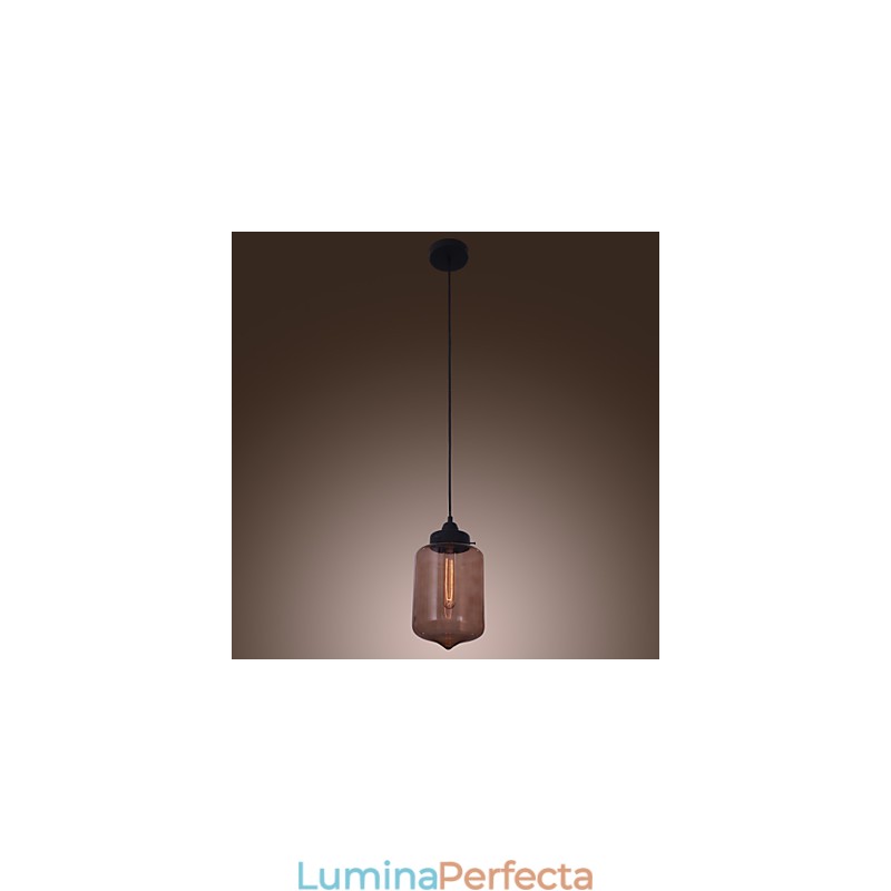 Lampă suspendată modernă din sticlă de 70 W cu design transparent pentru sticlă