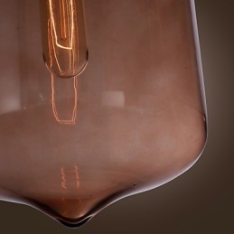 Lampă suspendată modernă din sticlă de 70 W cu design transparent pentru sticlă