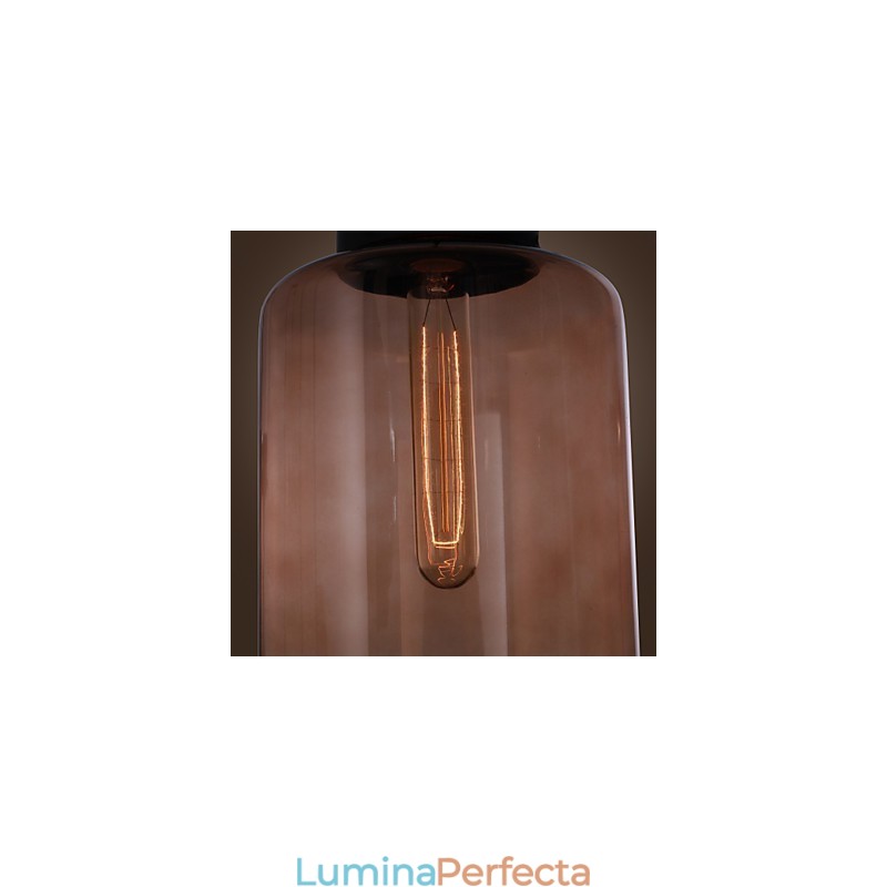Lampă suspendată modernă din sticlă de 70 W cu design transparent pentru sticlă