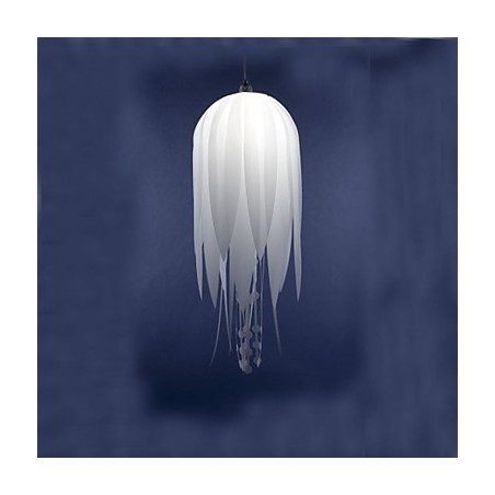 Lampă suspendată Modern Minimalist White 1 Lumină Metal și Lampă suspendată Modern Minimalist White 1 Lumină Metal și