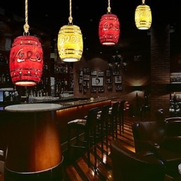 Candelabru din rășină cu decorație minimalistă modernă