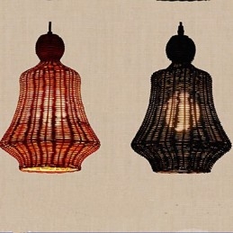 Candelabru din Rattan Hyacinth
