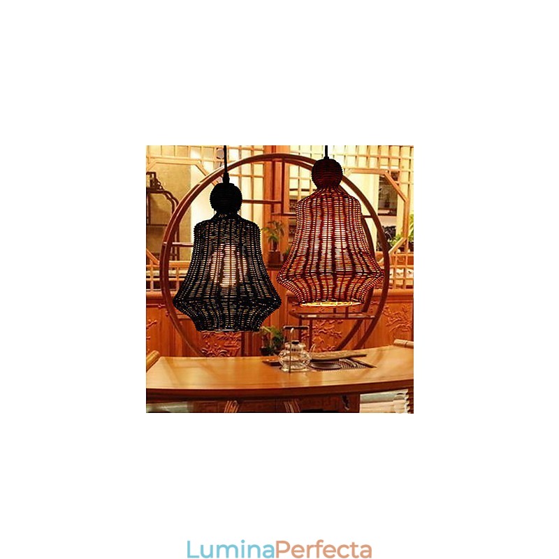 Candelabru din Rattan Hyacinth