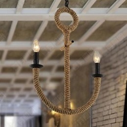 Candelabru din frânghie de ancorare a apei rurale americane
