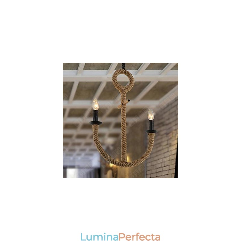 Candelabru din frânghie de ancorare a apei rurale americane