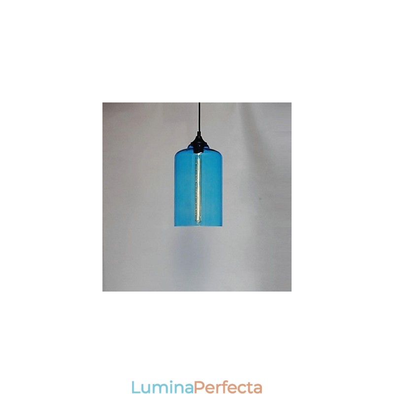 Pandantiv cu design sticle 1 lumină Pictură concisă din fier