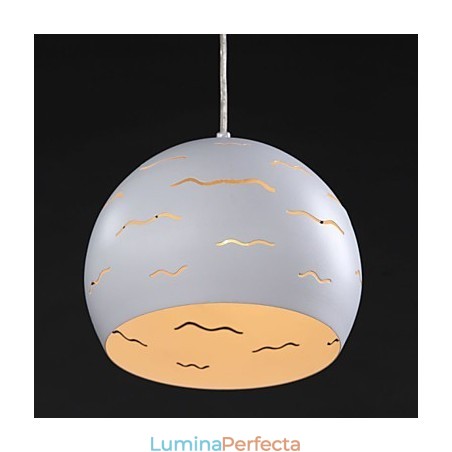 Creativ simplu și modern de iluminat de fier alb real Creativ simplu și modern de iluminat de fier alb real