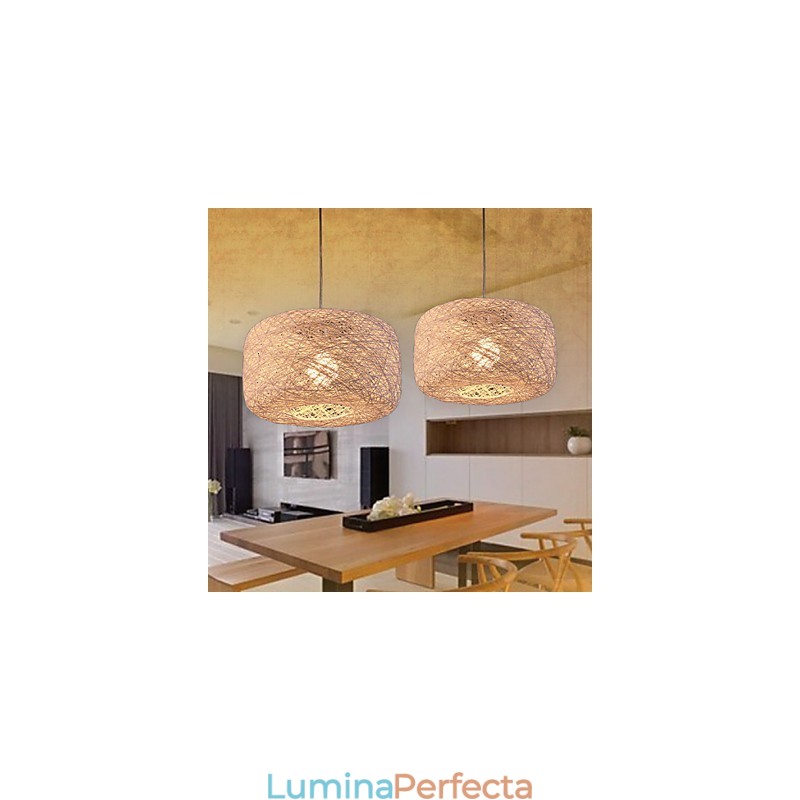 Candelabru de modă europeană, modern, minimalist, acasă, din ratan, candelabru