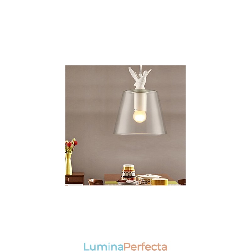 Stil american Retro Creativ Lampă din sticlă cu un singur cap Nordic Cafe