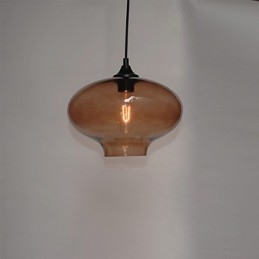 Pandantiv Bubble Design Pictură minimalistă din fier cu 1 lumină