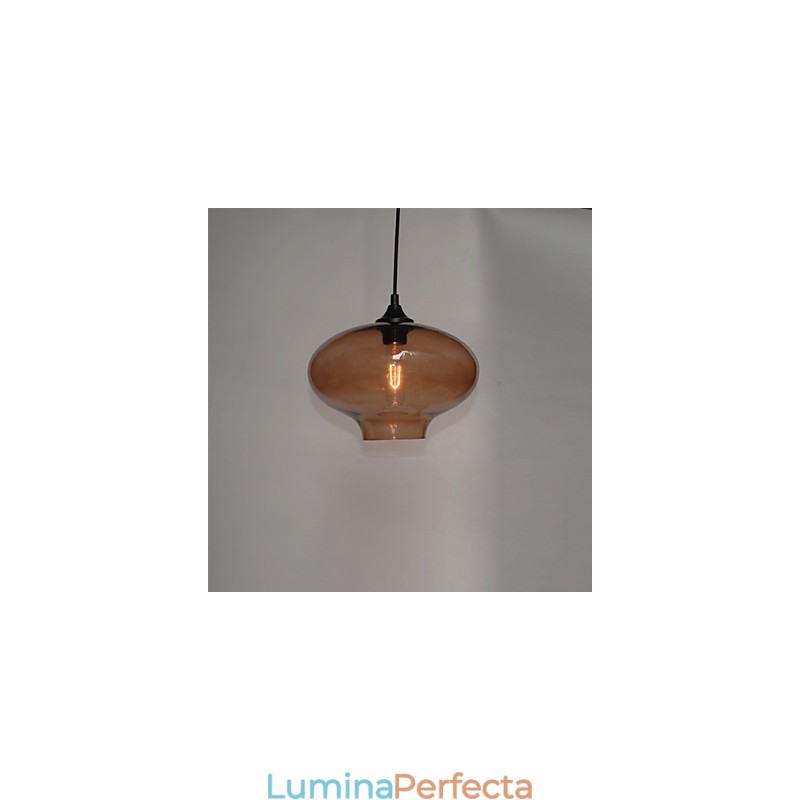 Pandantiv Bubble Design Pictură minimalistă din fier cu 1 lumină