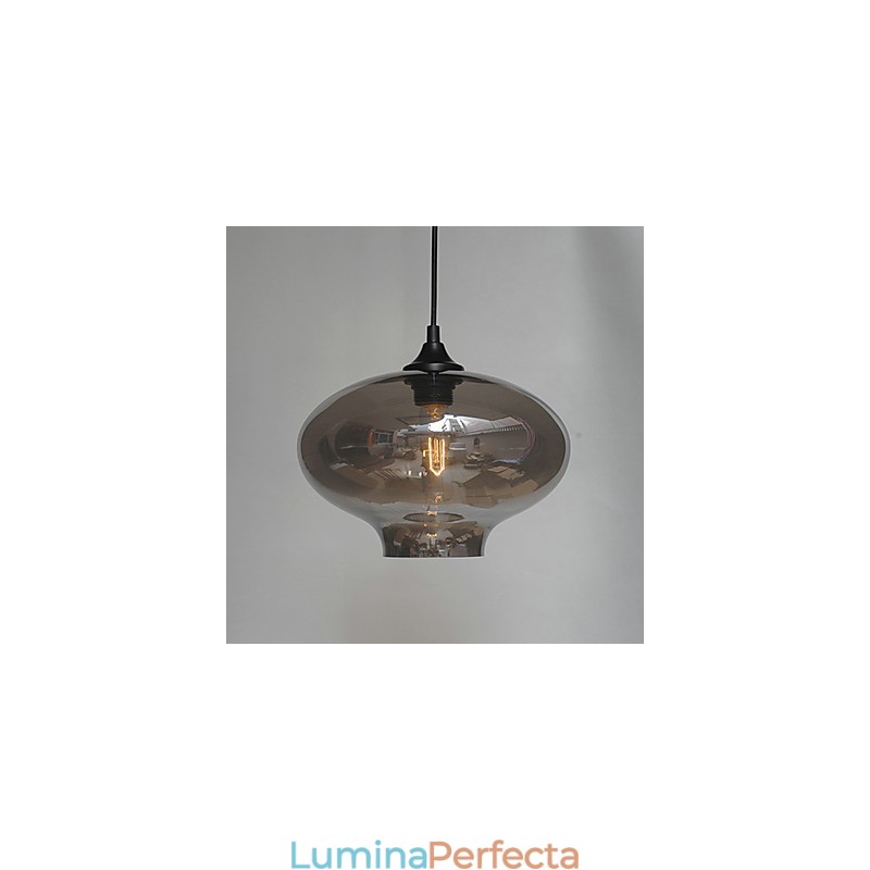 Pandantiv Bubble Design Pictură minimalistă din fier cu 1 lumină