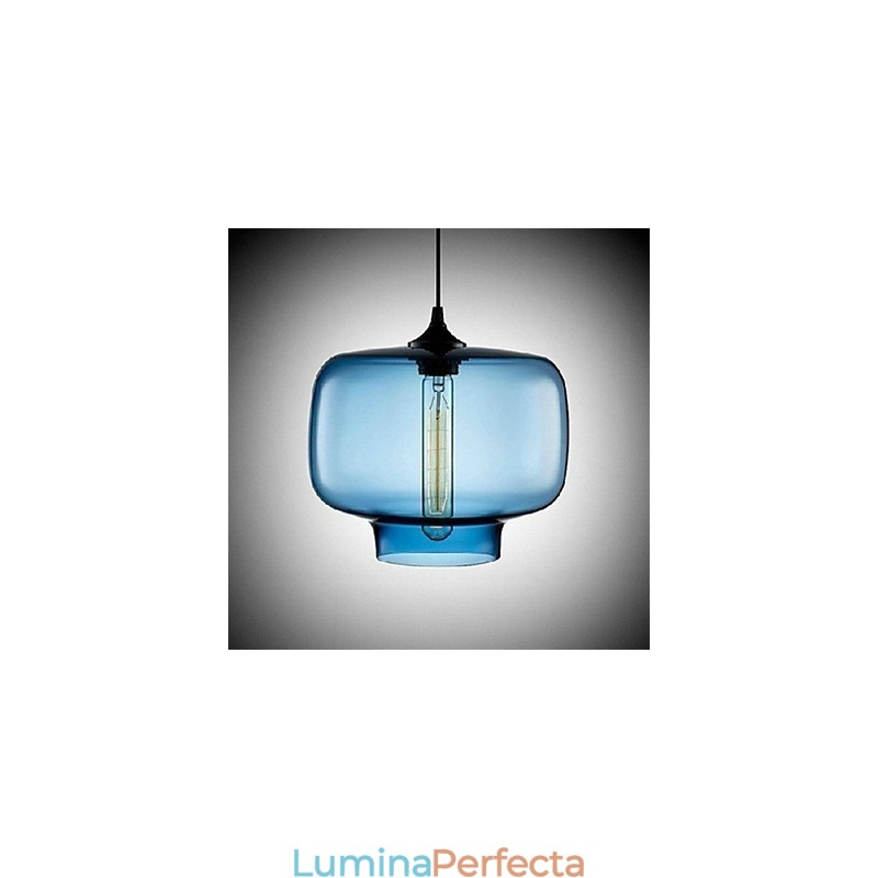 Pandantiv cu design sticle 1 lumină Pictură concisă din fier