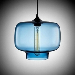Pandantiv cu design sticle 1 lumină Pictură concisă din fier