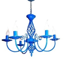 Modern Contemporan Tradițional Clasic Rustic Lodge Vintage Country Pictură Metal Candelabru Pandantiv