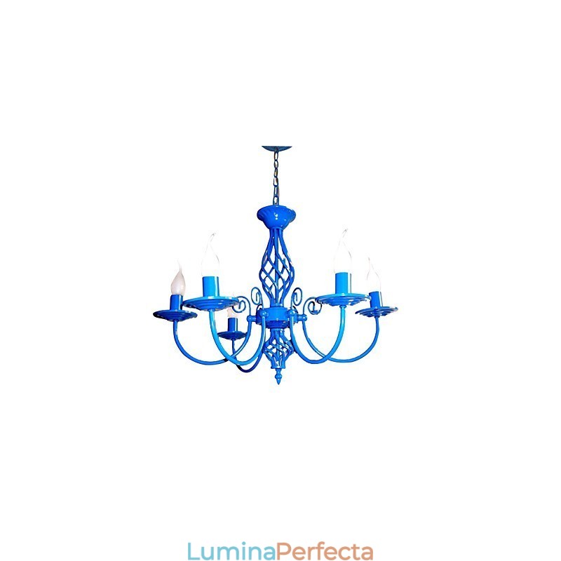 Modern Contemporan Tradițional Clasic Rustic Lodge Vintage Country Pictură Metal Candelabru Pandantiv