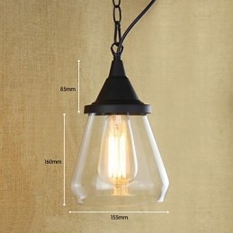 Lumini suspendate Tradițional Clasic Vintage Retro Country Garaj Metal