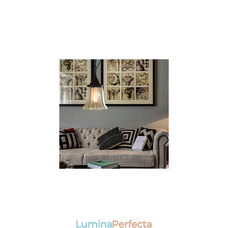 Lumini suspendate Tradițional Clasic Vintage Retro Country Garaj Metal