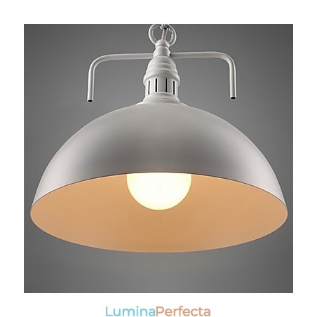 Lampă suspendată din metal cu pictură rustic Lodge